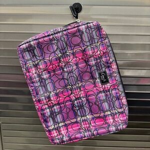 NWOT Coach Poppy Tartan Plaid Padded Laptop Case